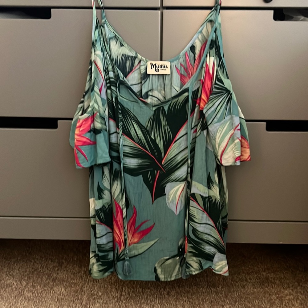 Show Me Your Mumu tropical printed top